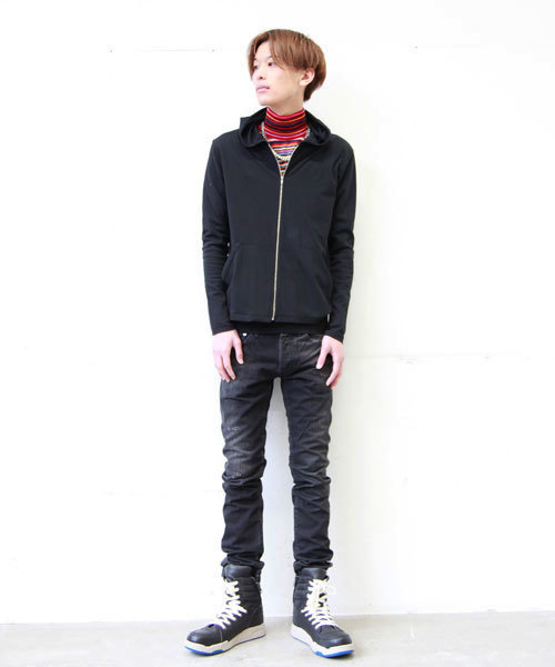 MIDWEST(ミッドウエスト)の「DIET BUTCHER SLIM SKIN ハイカットスニーカー(スニーカー・メンズ・ブラック・10/8/9)」の14枚目の写真