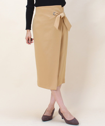 ASTORIA ODIER | リボン付きラップタイトスカート(スカート)