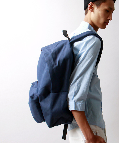 WEGO（ウィゴー）の「WEGO/ワイドシルエットデイバッグ（バックパック/リュック・メンズ・ブラック/カーキ/ネイビー・FREE）」の3枚目の写真