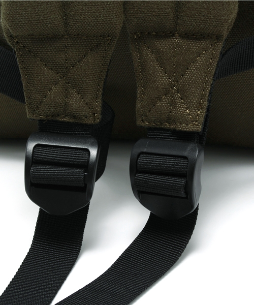 WEGO（ウィゴー）の「WEGO/ワイドシルエットデイバッグ（バックパック/リュック・メンズ・ブラック/カーキ/ネイビー・FREE）」の9枚目の写真