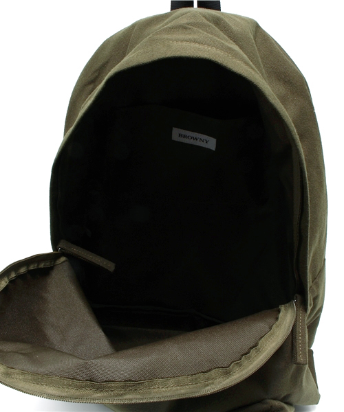 WEGO（ウィゴー）の「WEGO/ワイドシルエットデイバッグ（バックパック/リュック・メンズ・ブラック/カーキ/ネイビー・FREE）」の4枚目の写真