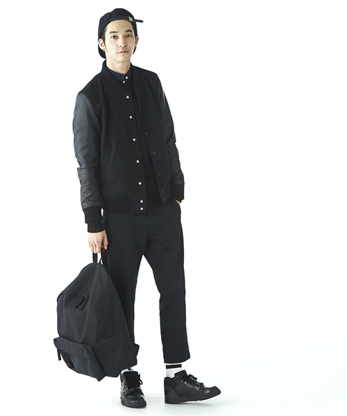 WEGO（ウィゴー）の「WEGO/ワイドシルエットデイバッグ（バックパック/リュック・メンズ・ブラック/カーキ/ネイビー・FREE）」の20枚目の写真