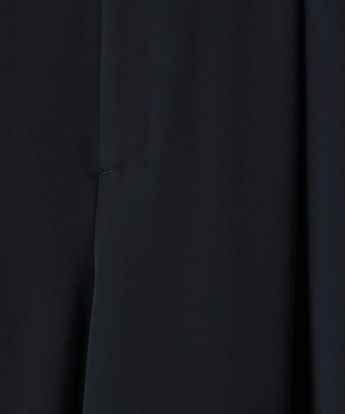 BEAUTY&YOUTH UNITED ARROWS(ビューティーアンドユースユナイテッドアローズ)の「BY ダブルクロスタックワイドパンツ/ライナー付き -ウォッシャブル-о(その他パンツ・レディース・ネイビー/モカ/ダークブラウン・MEDIUM/SMALL/LARGE)」の4枚目の写真