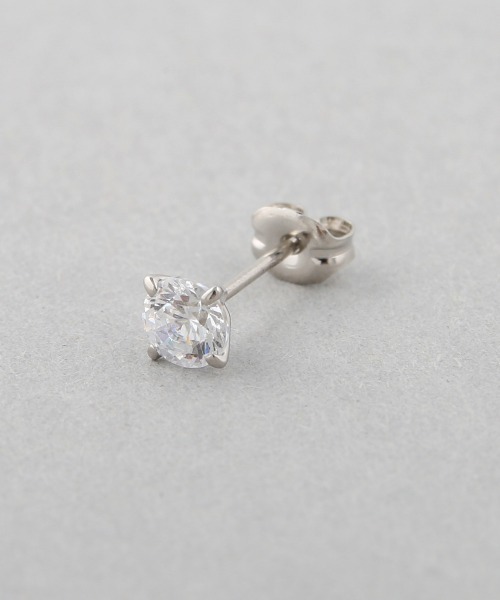 Jouete(ジュエッテ)の「ジルコニア ピアス(ピアス(両耳用)・レディース・プラチナム/イエローゴールド・FREE)」の6枚目の写真