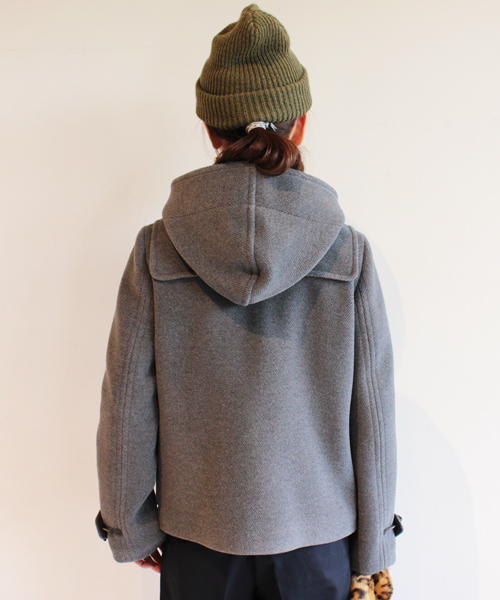 BEAUTY&YOUTH UNITED ARROWS（ビューティーアンドユースユナイテッドアローズ）の「BYBC ∵パイルメルトンショートダッフル/ネイビー・ダークグレー◆（ダッフルコート・レディース・ダークグレー/ネイビー・SMALL/MEDIUM）」の7枚目の写真