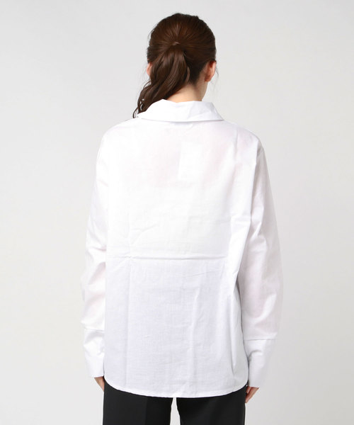 DING（ディング）の「DING/無地シャツ（シャツ/ブラウス・レディース・ベージュ/ホワイト/ブラック・FREE）」の16枚目の写真