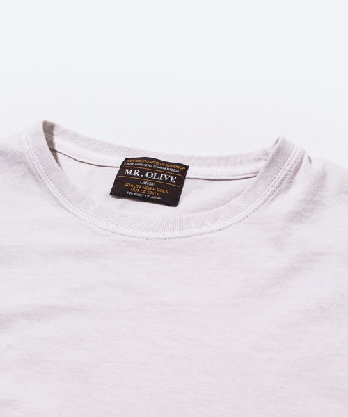 MR.OLIVE(ミスターオリーブ)の「OVERDYED COTTON / HOPE BIG SILHOUTTE T-SHIRT オーバーダイ コットン / ホープ ビッグシルエット Tシャツ(Tシャツ/カットソー・メンズ・サンドベージュ/ブラック/ライトブラウン・MEDIUM/X-LARGE/LARGE)」の8枚目の写真