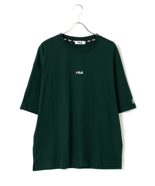 FILA(フィラ)の「FILA/フィラ オーバーサイズ ミニロゴ ワンポイント刺繍 半袖Tシャツ(Tシャツ/カットソー・メンズ・ホワイト/ブラック/ダークグリーン/ベージュ/パープル/パープル系その他/ホワイト系その他/ベージュ系その他2/ブラック系その他/ベージュ系その他/グリーン/ブルー/グリーン系その他/グレイッシュベージュ・LL/M/L)」の22枚目の写真