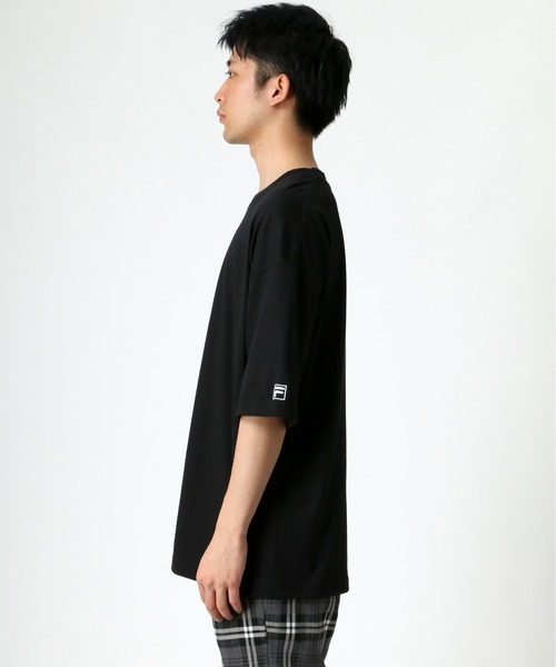 FILA(フィラ)の「FILA/フィラ オーバーサイズ ミニロゴ ワンポイント刺繍 半袖Tシャツ(Tシャツ/カットソー・メンズ・ホワイト/ブラック/ダークグリーン/ベージュ/パープル/パープル系その他/ホワイト系その他/ベージュ系その他2/ブラック系その他/ベージュ系その他/グリーン/ブルー/グリーン系その他/グレイッシュベージュ・LL/M/L)」の16枚目の写真