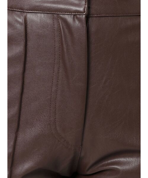 GYDA（ジェイダ）の「フェイクレザースリットフレアパンツ（その他パンツ・レディース・ブラック/ブラウン・SMALL/MEDIUM）」の14枚目の写真