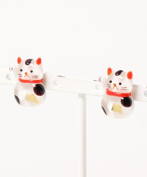 カヤ（カヤ）の「【カヤ】ガラス守りピアス（ピアス（両耳用）・レディース・その他1/その他2/その他3/その他4/その他5/その他6/その他7/その他8/その他9/その他10・FREE）」の10枚目の写真