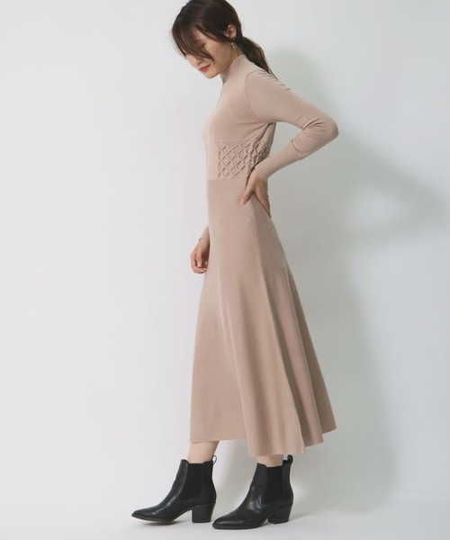 Cheriella 洗えるスモッキングニットフレアワンピース ロングワンピース ワンピース Cheriella シェリエラ のファッション通販 Zozotown