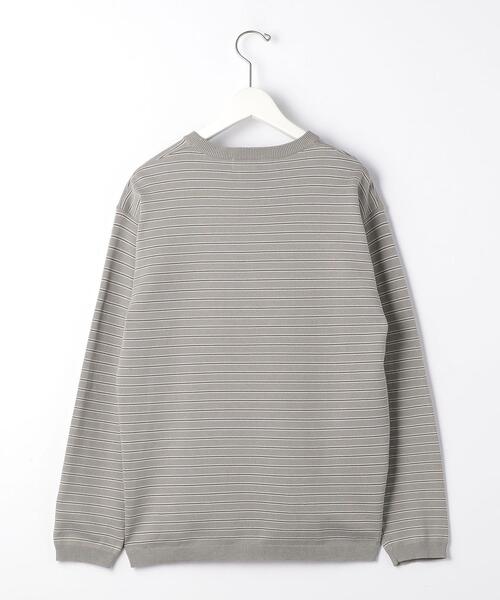 【グリーンレーベルリラクシング】ウール混 リブボートネックニット手洗い可春ニット green label relaxing（グリーンレーベルリラクシング）の