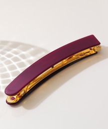 florist | 滑り止めつきべっ甲柄バナナクリップ(バレッタ/ヘアクリップ)