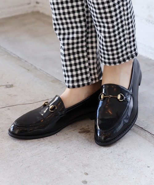 one after another NICE CLAUP(ワンアフターアナザーナイスクラップ)の「ローファー(ローファー・レディース・ブラック/ブラウン・SMALL/MEDIUM/LARGE)」の4枚目の写真