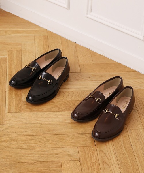 one after another NICE CLAUP(ワンアフターアナザーナイスクラップ)の「ローファー(ローファー・レディース・ブラック/ブラウン・SMALL/MEDIUM/LARGE)」の9枚目の写真