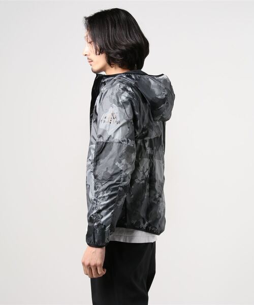 adidas（アディダス）の「アディダス adidas MMHCBWDジャケット（ナイロンジャケット・メンズ・グレー/カーキ・L/M/S/XL/XXL）」の3枚目の写真