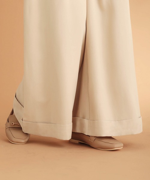 Bab(バブ)の「【WEB限定】フロントタックバギーパンツ(その他パンツ・レディース・ベージュ/カーキ/ブラック・38)」の22枚目の写真