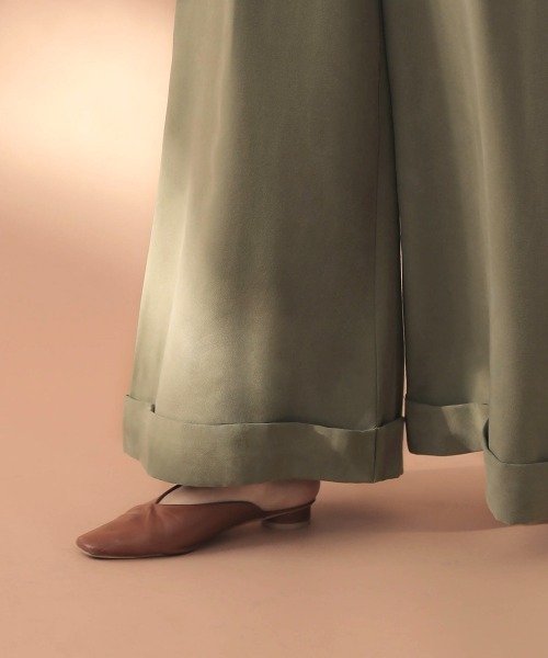 Bab(バブ)の「【WEB限定】フロントタックバギーパンツ(その他パンツ・レディース・ベージュ/カーキ/ブラック・38)」の20枚目の写真