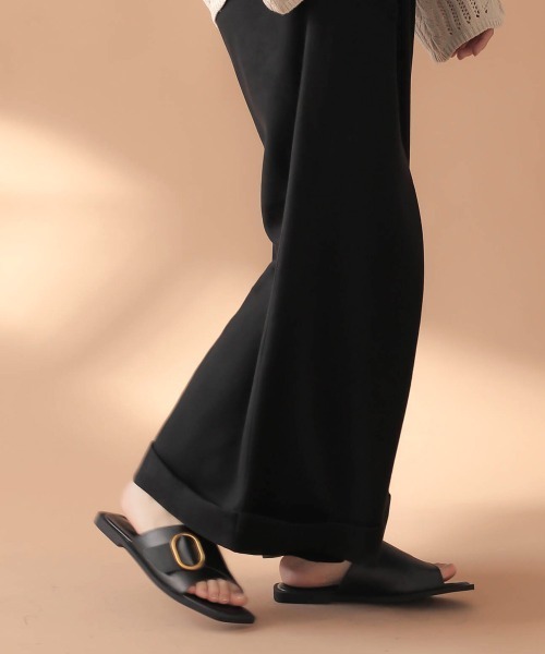 Bab(バブ)の「【WEB限定】フロントタックバギーパンツ(その他パンツ・レディース・ベージュ/カーキ/ブラック・38)」の21枚目の写真
