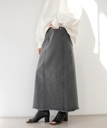 LOWRYS FARM | カラーデニムタイトスカート　933377(デニムスカート)