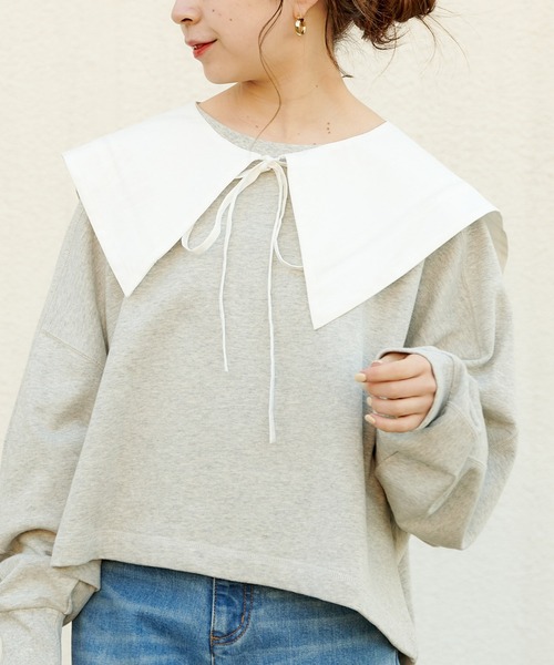 Chico(チコ)の「セーラーレース付け襟/ビッグカラー(付け襟・レディース・ホワイト・FREE)」の13枚目の写真