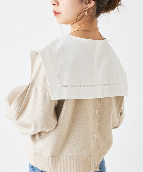 Chico(チコ)の「セーラーレース付け襟/ビッグカラー(付け襟・レディース・ホワイト・FREE)」の16枚目の写真