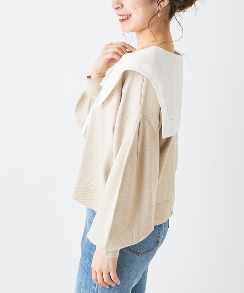 Chico(チコ)の「セーラーレース付け襟/ビッグカラー(付け襟・レディース・ホワイト・FREE)」の11枚目の写真