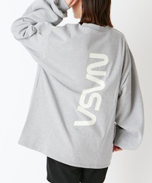 NASAバックロゴスウェット/ルーズスウェット