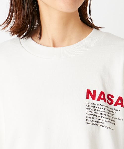 Chico（チコ）の「NASAバックロゴスウェット/ルーズスウェット（スウェット・レディース・アイボリー/グレー・FREE）」の7枚目の写真