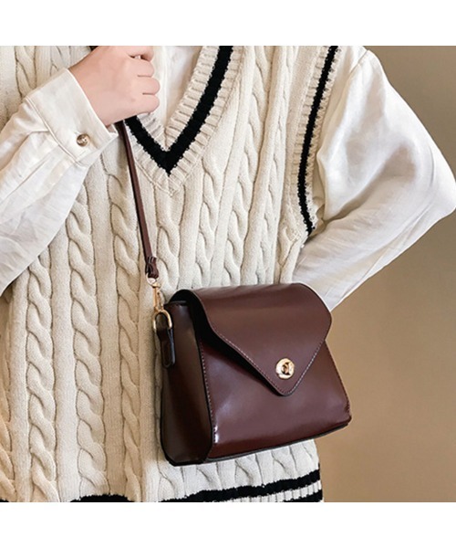 MAISON BREEZE(メゾンブリーズ)の「【MAISON BREEZE】2way ミニバッグ ショルダーバッグ 6200937(ショルダーバッグ・レディース・ブラウン/キャメル/ブラック・FREE)」の7枚目の写真