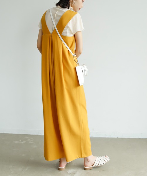 Birthday room（バースデイルーム）の「シンプルカラーコンビネゾン（つなぎ/オールインワン・レディース・ブラック/ピンク/マスタード/ライトベージュ・FREE）」の10枚目の写真