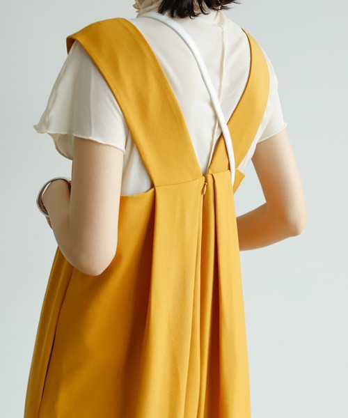 Birthday room（バースデイルーム）の「シンプルカラーコンビネゾン（つなぎ/オールインワン・レディース・ブラック/ピンク/マスタード/ライトベージュ・FREE）」の11枚目の写真