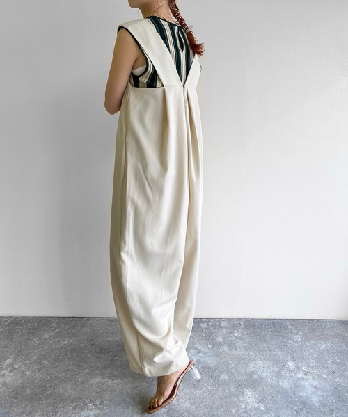 Birthday room（バースデイルーム）の「シンプルカラーコンビネゾン（つなぎ/オールインワン・レディース・ブラック/ピンク/マスタード/ライトベージュ・FREE）」の14枚目の写真