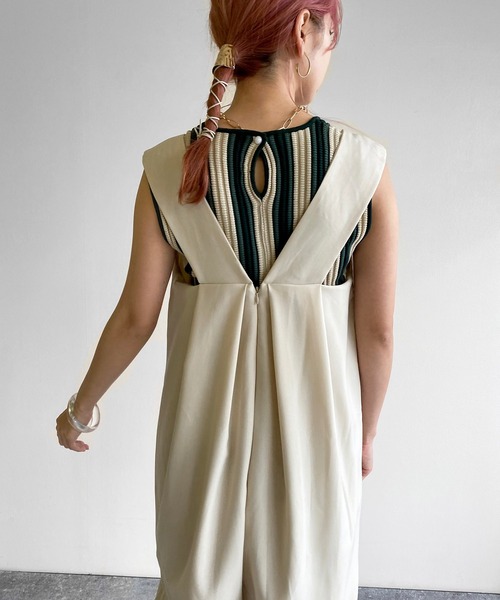 Birthday room（バースデイルーム）の「シンプルカラーコンビネゾン（つなぎ/オールインワン・レディース・ブラック/ピンク/マスタード/ライトベージュ・FREE）」の15枚目の写真