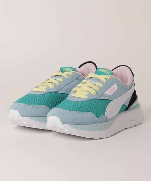 PUMA プーマ W CRUISE RIDER SILK ROAD 375072 02V.GREEN/AQUAM