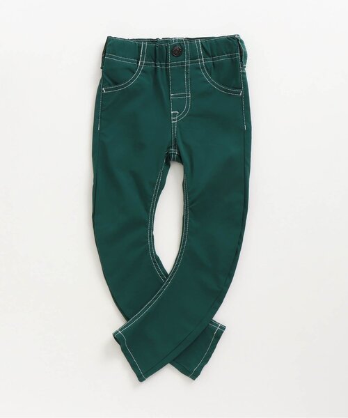 BREEZE（ブリーズ）の「もっとスキニーバナナパンツ_ストレッチ　10分丈（その他パンツ・キッズ・グリーン/ブルー/マスタード/ブラック・90/150/130/110/100/140/120）」の3枚目の写真