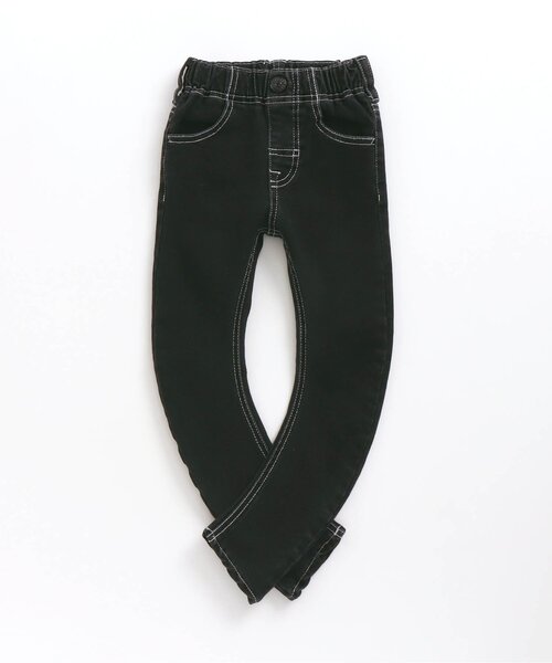 BREEZE（ブリーズ）の「もっとスキニーバナナパンツ_ストレッチ　10分丈（その他パンツ・キッズ・グリーン/ブルー/マスタード/ブラック・90/150/130/110/100/140/120）」の2枚目の写真