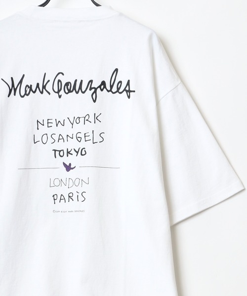 上質風合い Mark Gonzales マークゴンザレス ビッグシルエット ロゴ バックプリント Tシャツ 格安 Www Akronautoauction Com