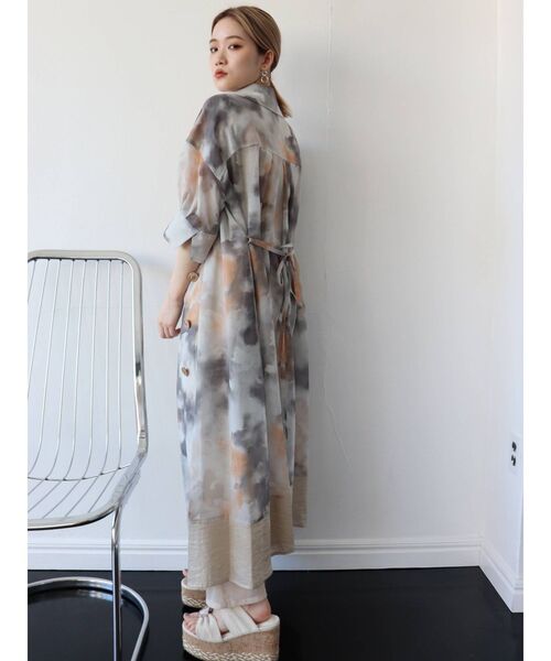 MURUA(ムルーア)の「シアーオーバートレンチコート(トレンチコート・レディース・ホワイト/カーキ/その他1・FREE)」の18枚目の写真