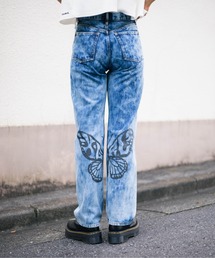 X-girl | BUTTERFLY PRINT DENIM PANTS(デニムパンツ)