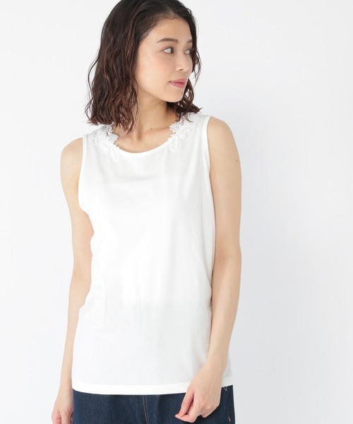 studio CLIP（スタディオクリップ）の「2WAYレースタンクトップ（タンクトップ・レディース・その他2/スモーク/その他1/オフホワイト/ライトグレー・X-LARGE/LARGE/XXX-LARGE/MEDIUM/XX-LARGE）」の18枚目の写真