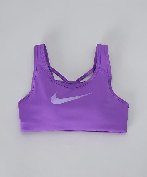 NIKE(ナイキ)の「<NIKE>SWASH BRA TOP/ブラトップ(その他アンダーウェア/インナー・レディース・ブラック/パープル・MEDIUM/SMALL/X-SMALL)」の2枚目の写真