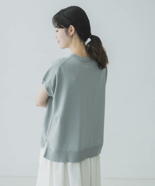 かぐれ（カグレ）の「コットンシルクフレンチワイドニット（ニット 