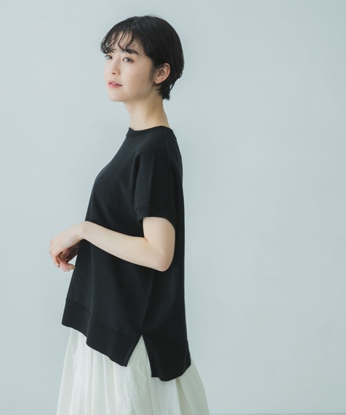 かぐれ（カグレ）の「コットンシルクフレンチワイドニット（ニット 