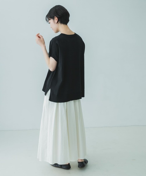 かぐれ（カグレ）の「コットンシルクフレンチワイドニット（ニット 
