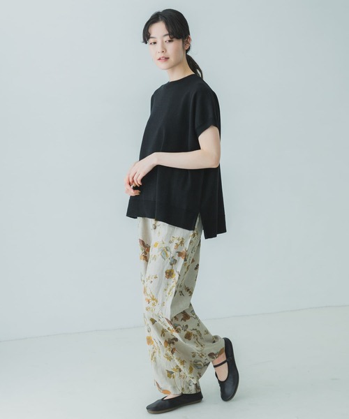 かぐれ（カグレ）の「コットンシルクフレンチワイドニット（ニット 