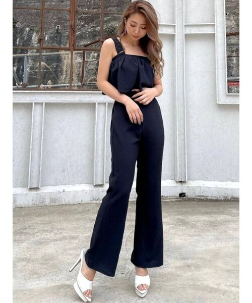 RESEXXY（リゼクシー）の「シャーリングパンツ【セットアップ着用可能】（その他パンツ・レディース・ホワイト/ブラック/ベージュ・FREE）」の16枚目の写真