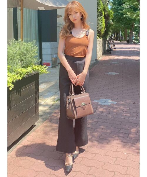 RESEXXY（リゼクシー）の「シャーリングパンツ【セットアップ着用可能】（その他パンツ・レディース・ホワイト/ブラック/ベージュ・FREE）」の18枚目の写真