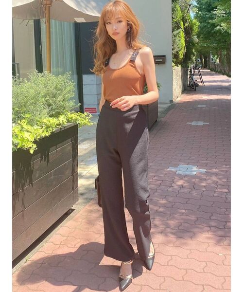 RESEXXY（リゼクシー）の「シャーリングパンツ【セットアップ着用可能】（その他パンツ・レディース・ホワイト/ブラック/ベージュ・FREE）」の19枚目の写真